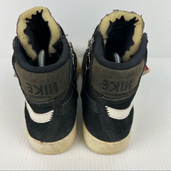 Nike Blazer Mid Rebel Black Sneakers Womens US 9 BQ4022-001 - Picture 2 of 6